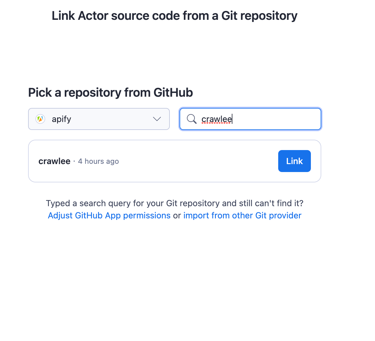 Repository search